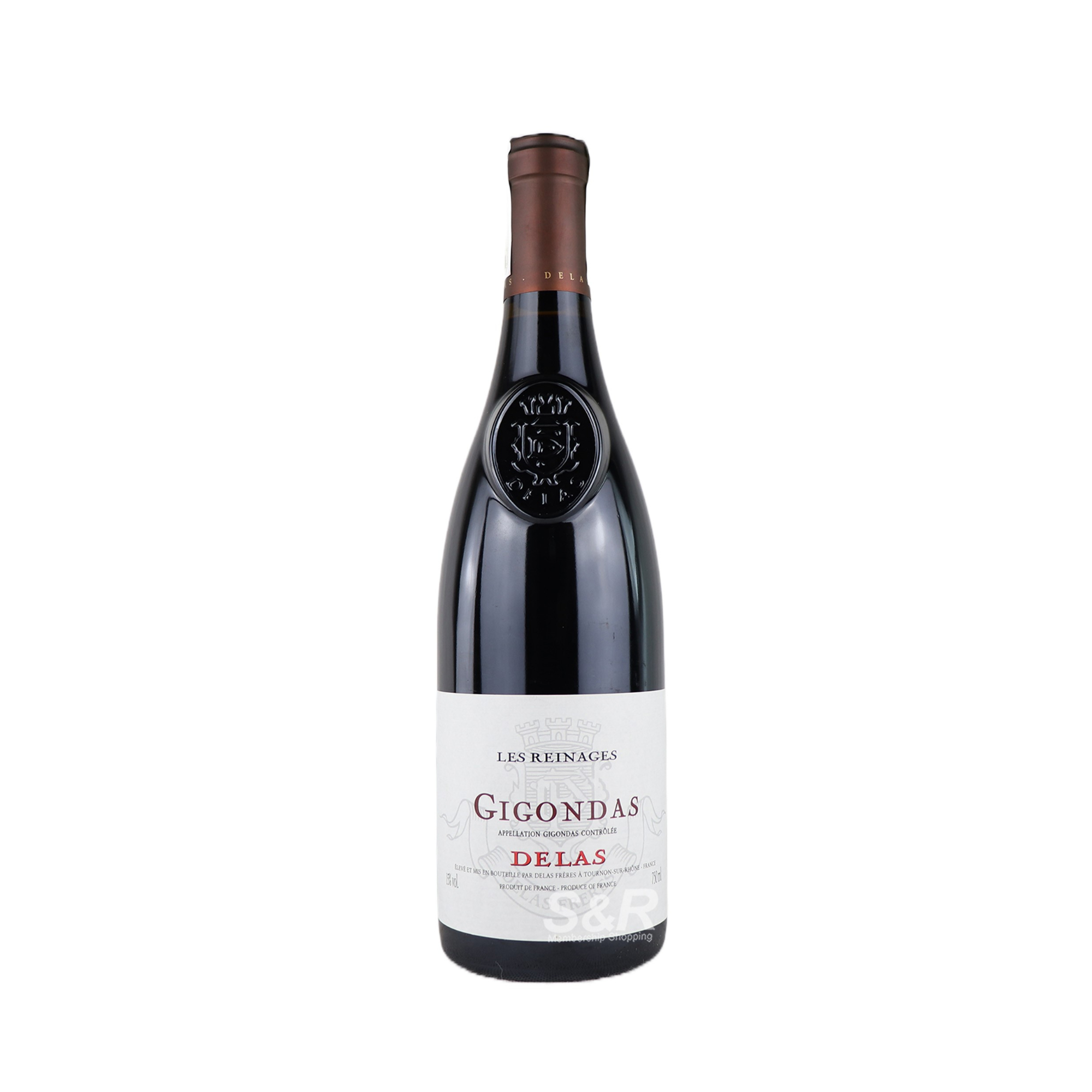 Delas Gigondas Les Reinages Red Wine 750mL Delas Gigondas Les Reinages Red Wine 750mL